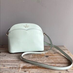 NWOT Kate Spade Green Crossbody Bag with Adjustable Strap